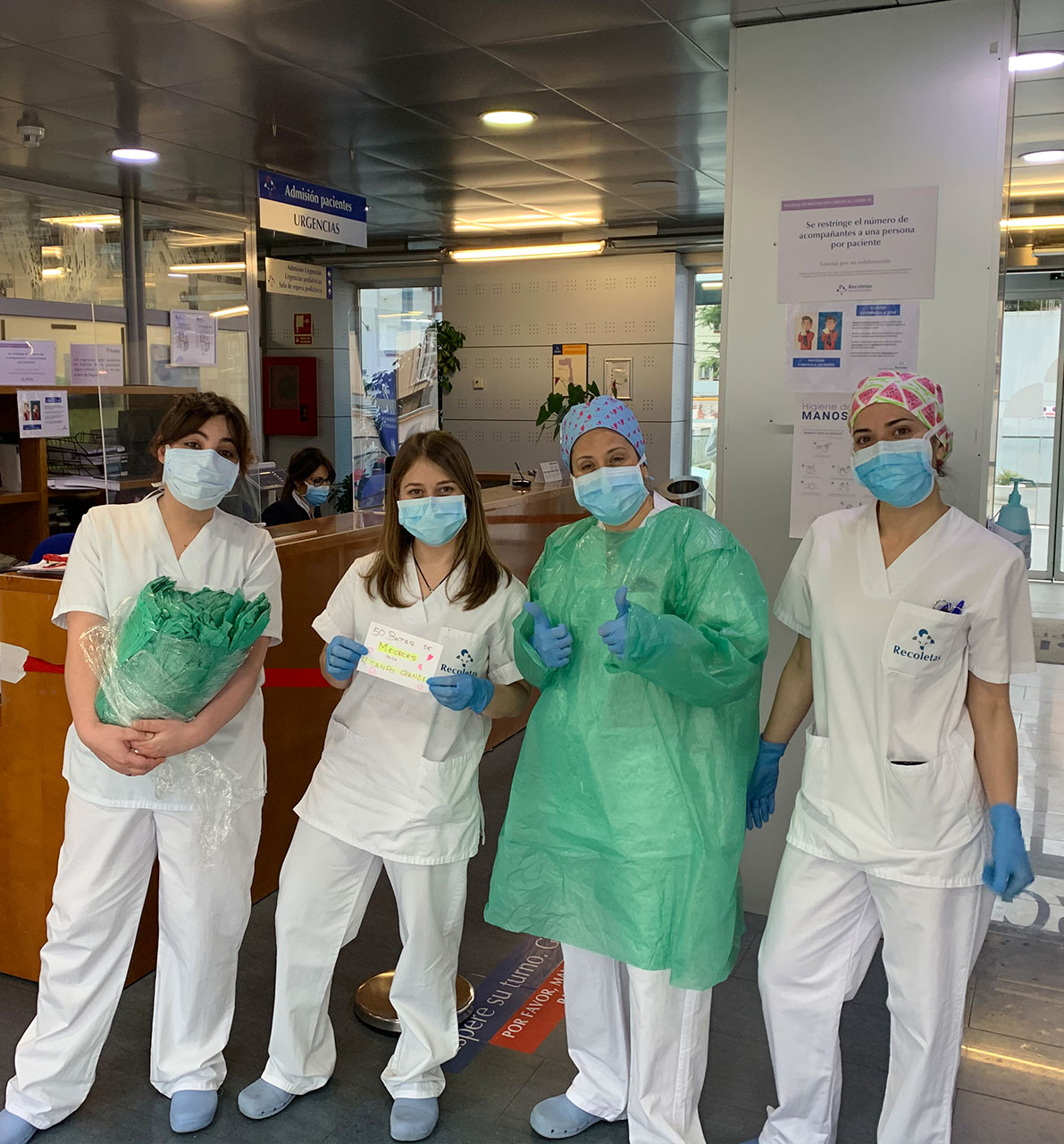 Grupo voluntarias de Megeces - Hospital Recoletas Campo Grande