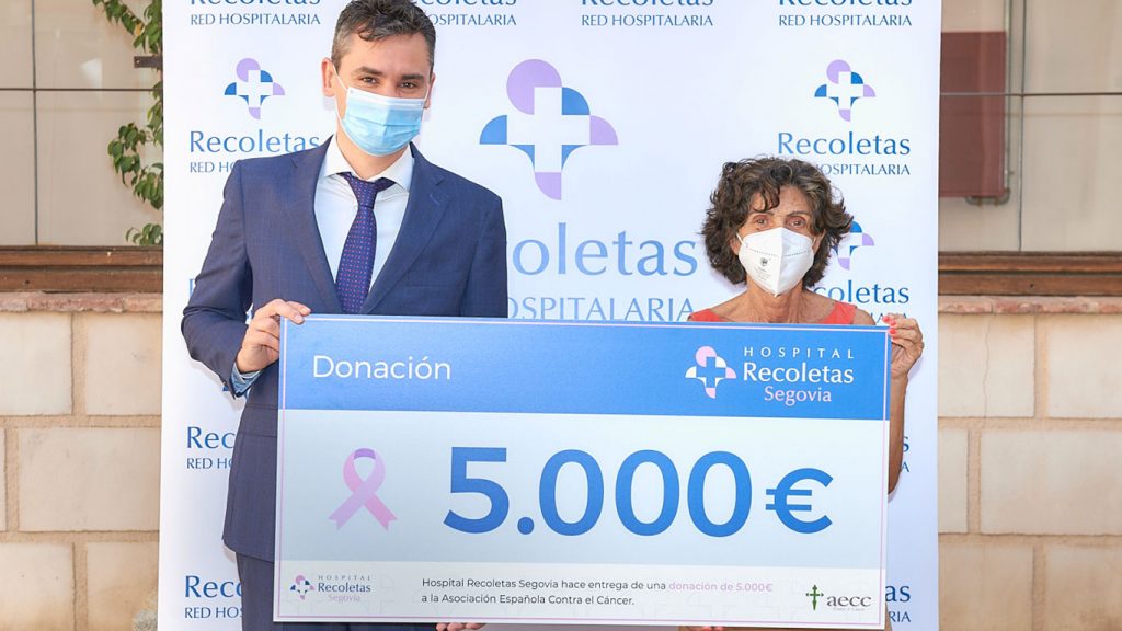 Recoletas Segovia colabora con la Asociación Española Contra el Cáncer
