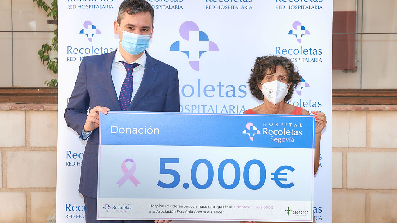 Recoletas Segovia colabora con la Asociación Española Contra el Cáncer. HRSEG