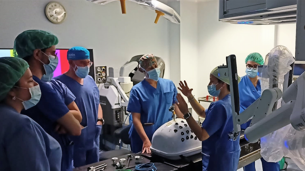 La Unidad de Cirugía Robótica Recoletas imparte el ‘I Curso Práctico de Cirugía Robótica’
