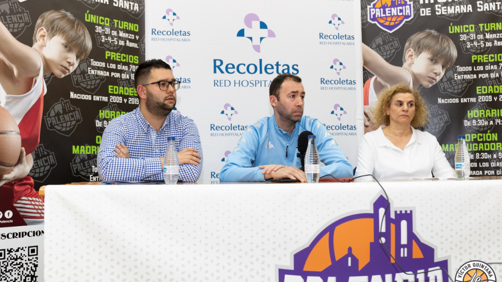 El Hospital Recoletas Palencia colabora en el campus de baloncesto de Semana Santa del Zunder Palencia
