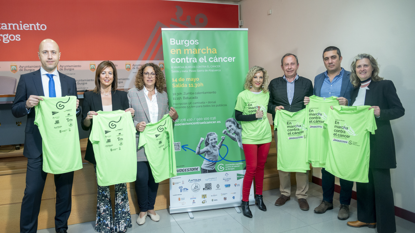 Todos los fondos recaudados con las inscripciones a la III Marcha Burgos contra el Cáncer irán destinados a la investigación contra el cáncer.