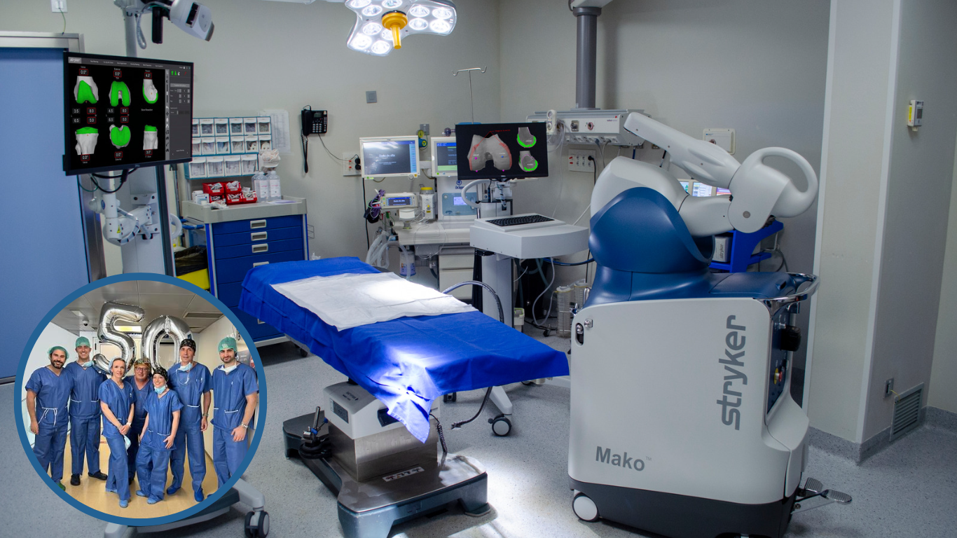El Hospital Recoletas Campo Grande, el primer centro de Castilla y León en contar con el robot MAKO en una clara apuesta por los avances en nuevas tecnologías, ha realizado ya un total de 50 cirugías de rodilla