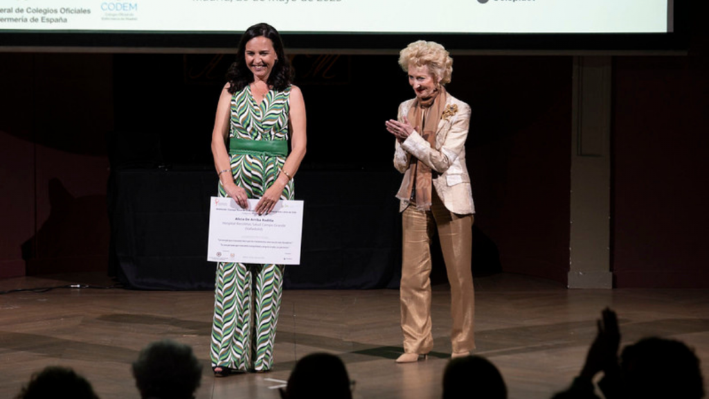Alicia de Arriba, enfermera de Recoletas Salud, premiada como ‘Enfermera más llena de vida’ por los propios pacientes