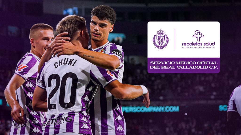 El Real Valladolid y Recoletas Salud prolongan su alianza
