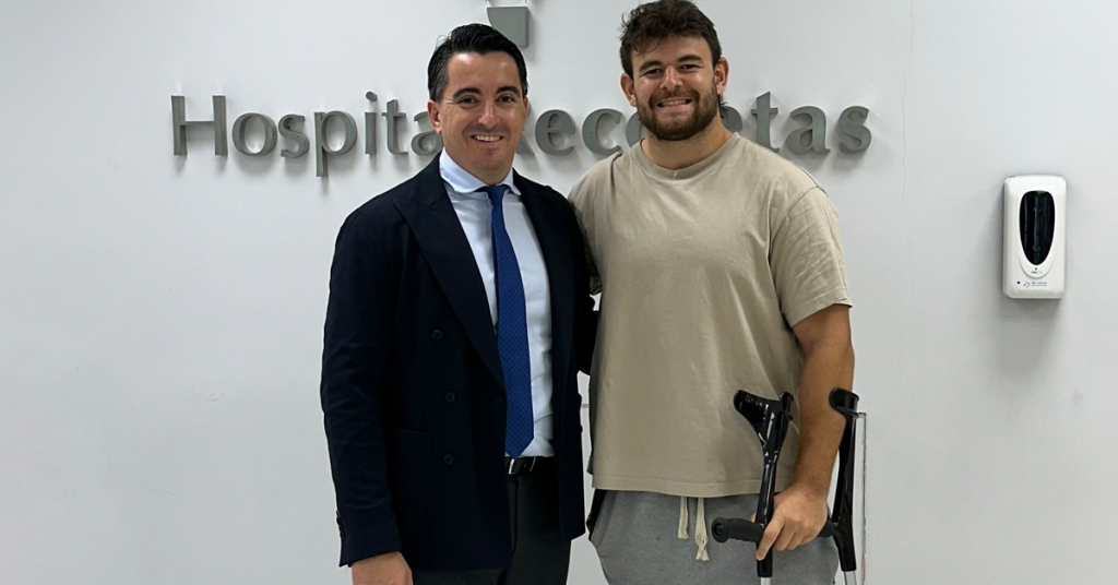 Urko Zumeta, intervenido de una lesión de ligamento cruzado anterior de su rodilla izquierda