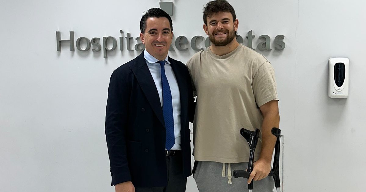 Urko Zumeta, intervenido de una lesión de ligamento cruzado anterior de su rodilla izquierda